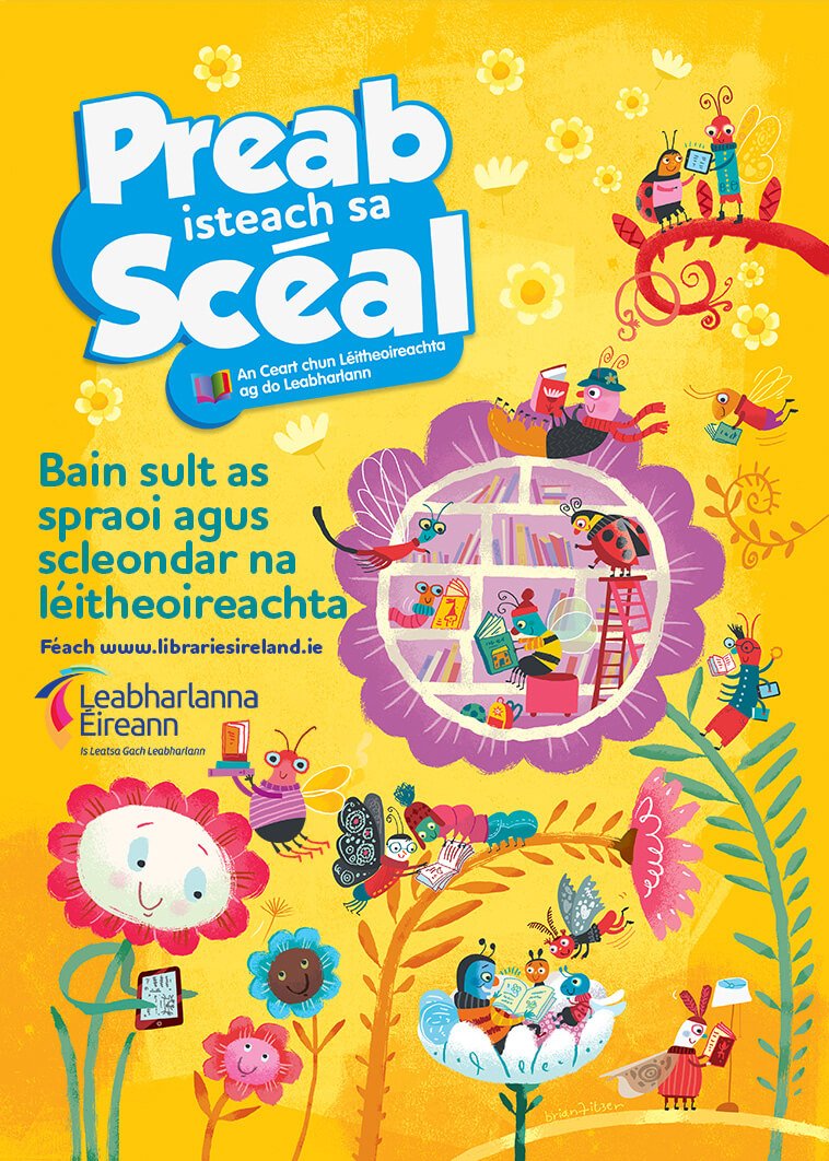 Spring into Storytime Poster Irish Southern