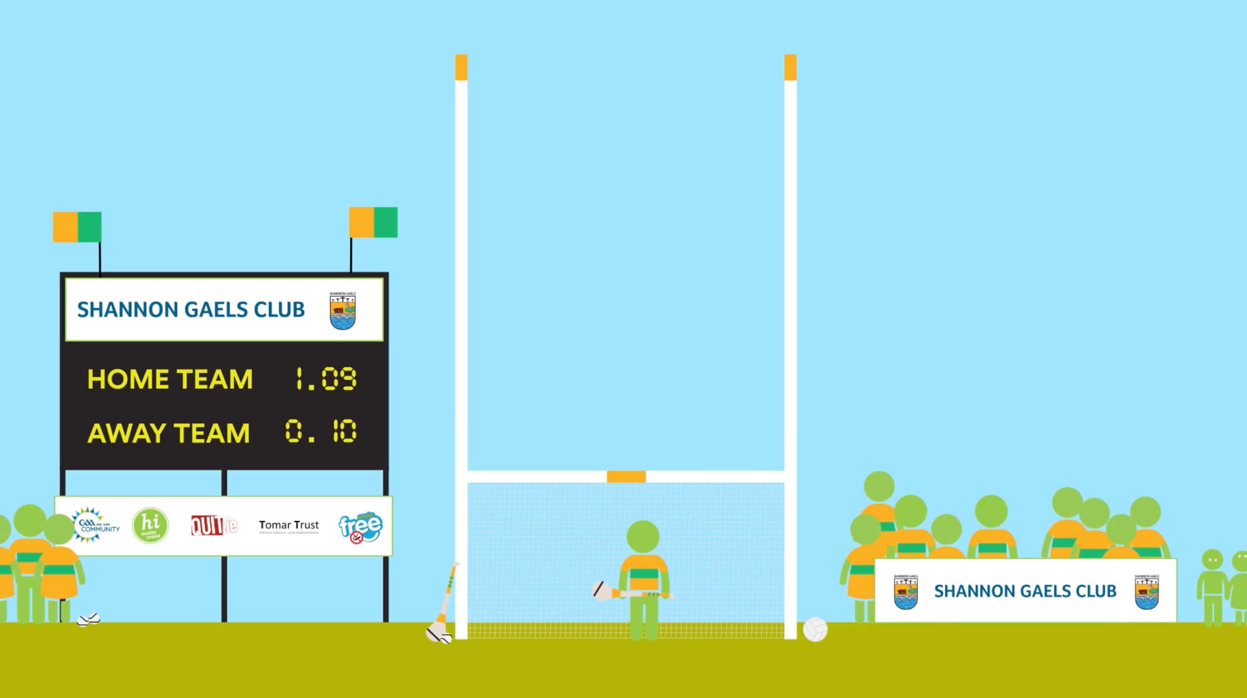 GAA Healthy Clubs Smoke Free Southern Animation