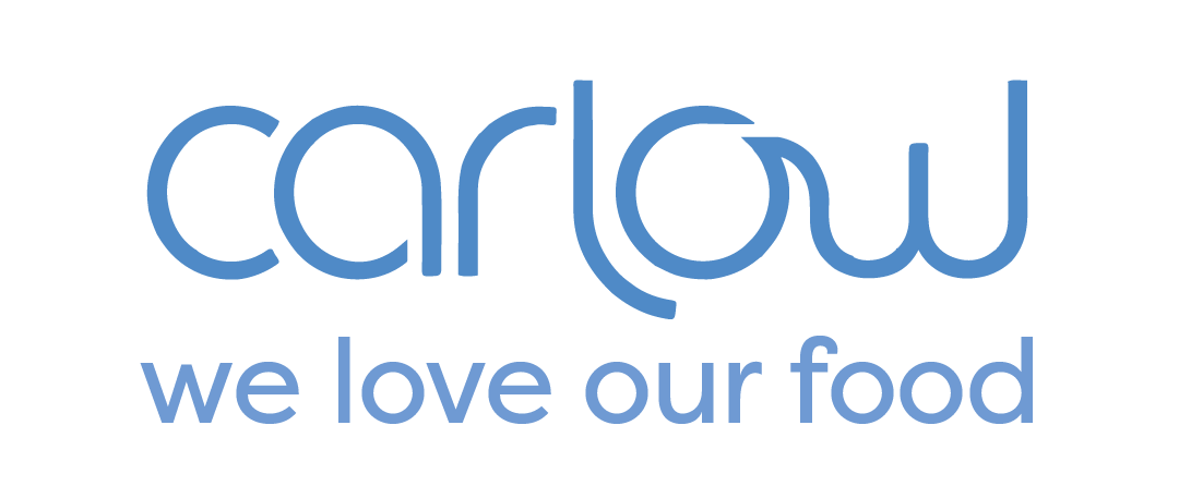 Carlow We love our food logo blue