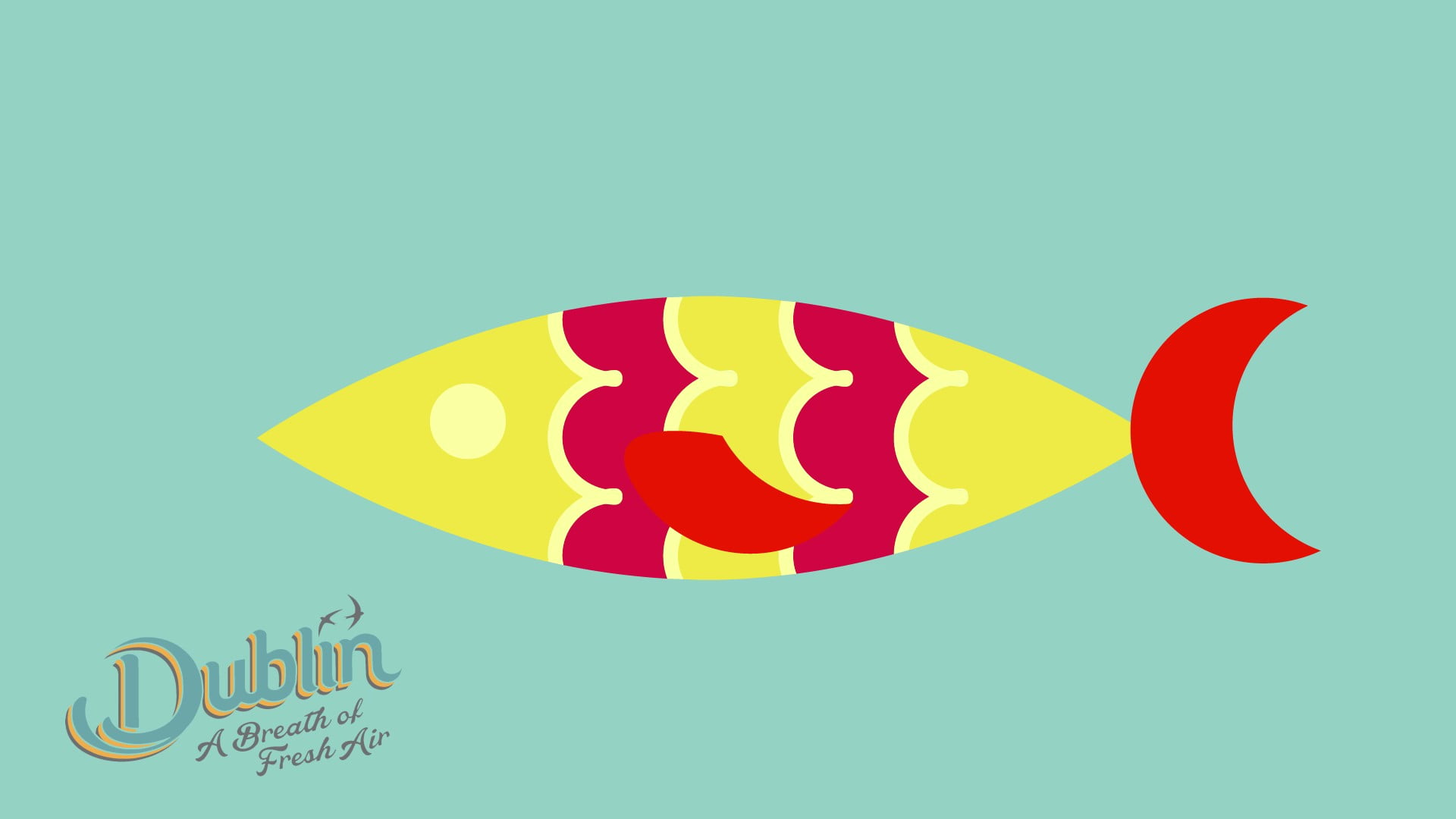 DOTD dublin off the dart video illustration fish