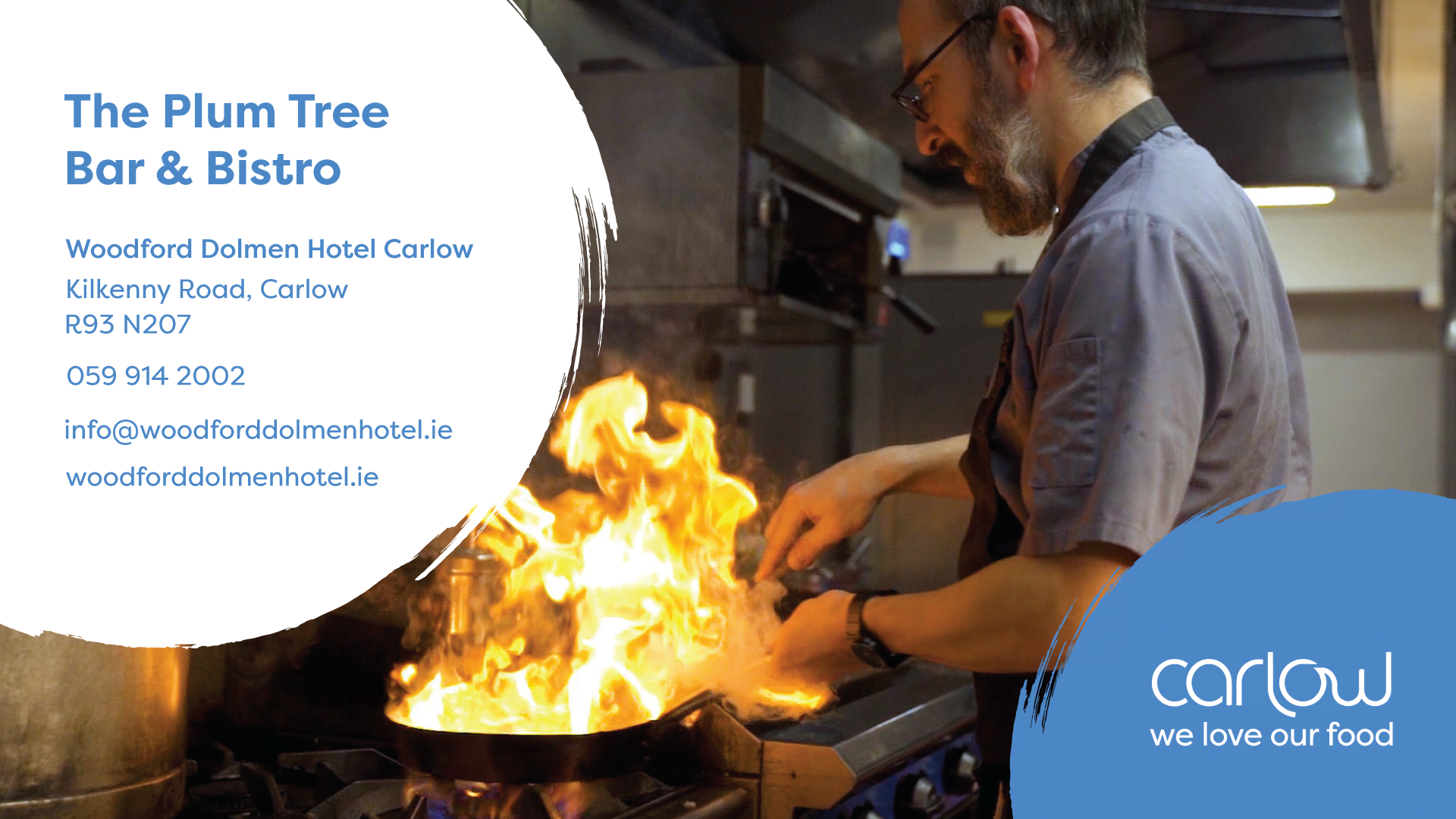 The Plum Tree Bistro information reverse colour 2