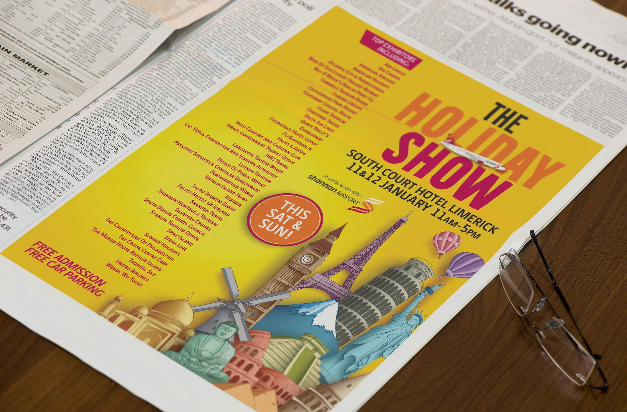 SNN Travel Show Newspaper AD Southern